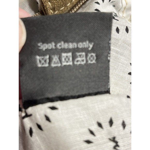 NWT Myra Bags Upcycled Canvas Handbag Sel De Mer Beige Fringe Tote Leather - Picture 11 of 16